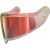 VZ400 Red iridium Visor